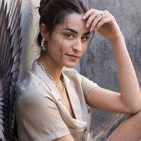 Pendientes Claudia Color Plata Grande T. Única-220723 Pendientes Claudia Color Plata Grande T. Única-220723 2